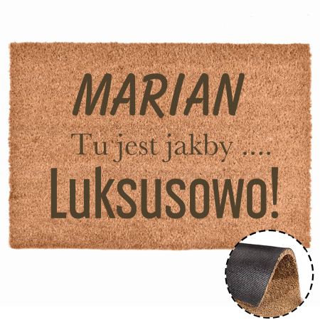 Personalizowana kokosowa wycieraczka różne wzory 40x60cm